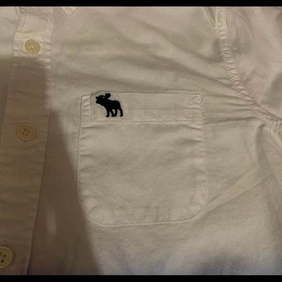 Long sleeve button up Abercrombie shirt size 13/14 - Picture 2 of 2